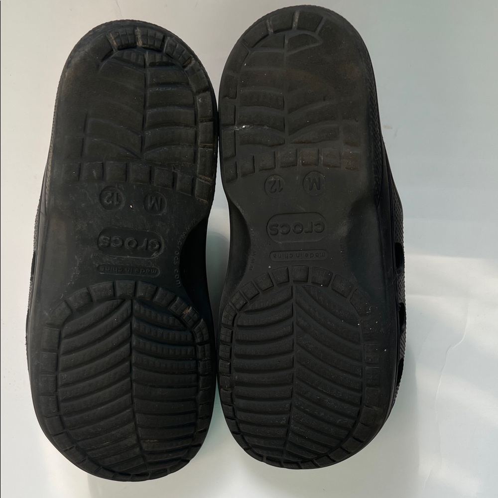 CROCS Black Slide Sandals - Picture 8 of 9